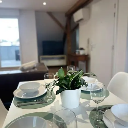 Calme, Climatise, Strasbourg Centre 15 Minutes Appartement